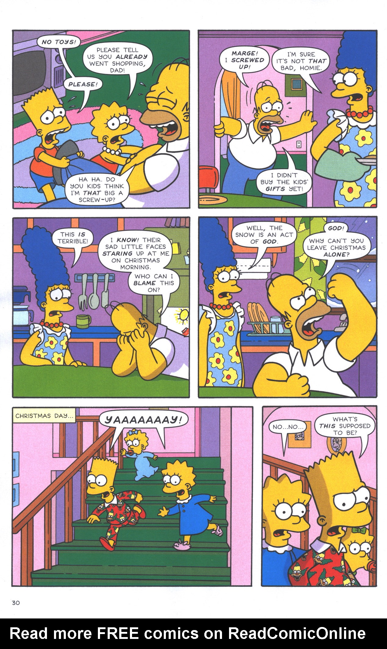Read online The Simpsons Winter Wingding comic -  Issue #4 - 32