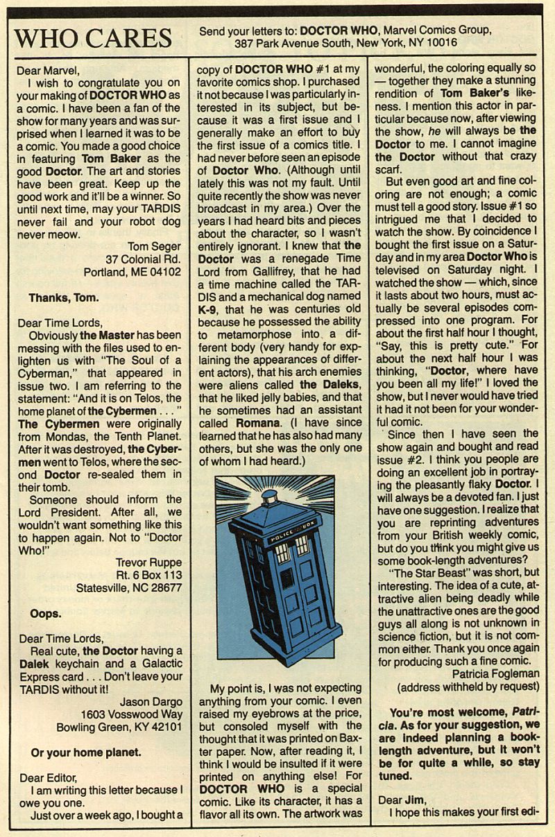 Read online Doctor Who (1984) comic -  Issue #5 - 33
