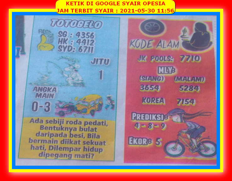 Syair Sydney Minggu Hari Ini 30 Mei 2021 Royal Syair Syair Sydney Minggu Hari Ini 30 Mei 2021 Royal Syair