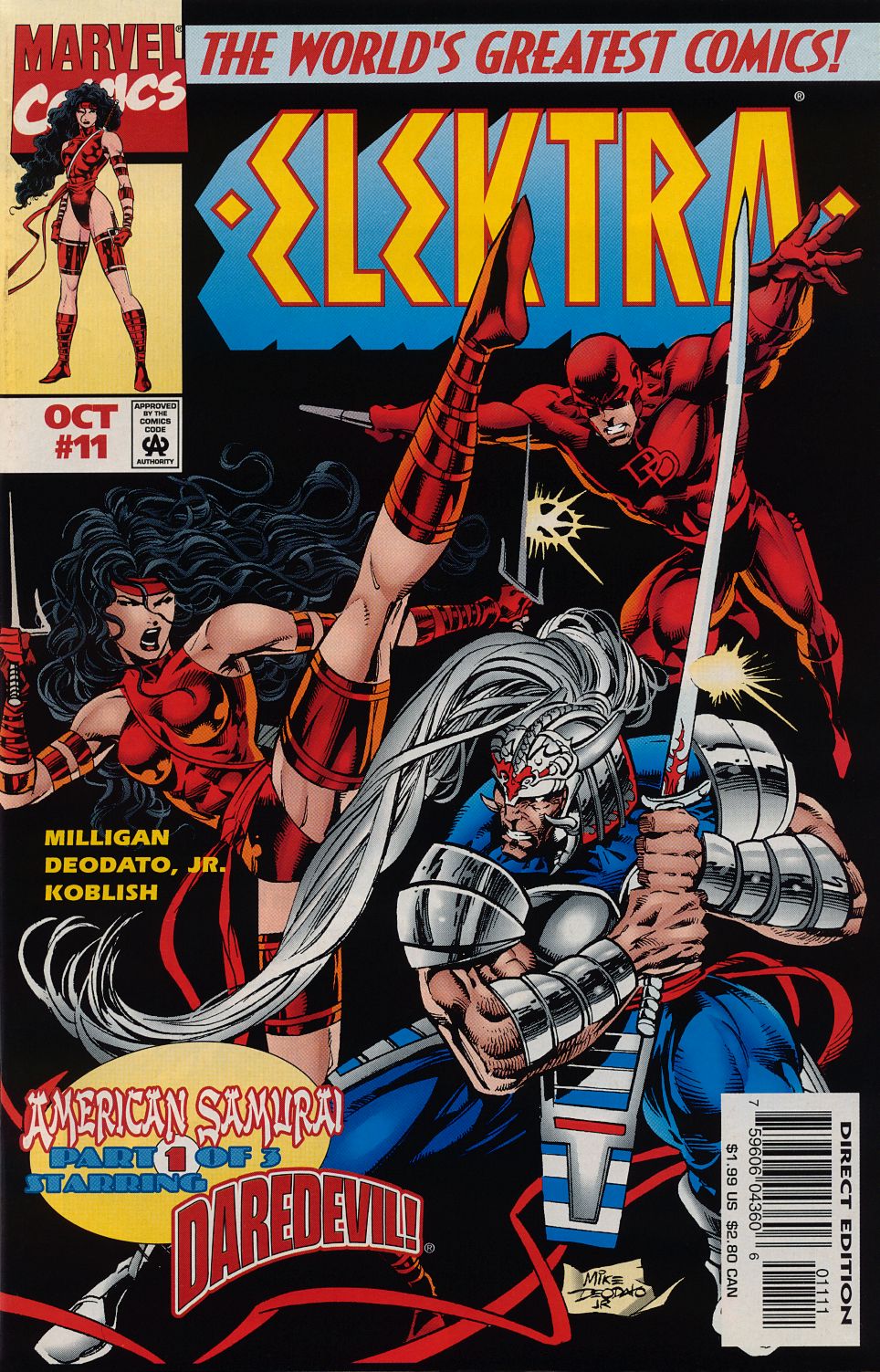 Elektra (1996) Issue #11 - The Good, The Bad and the Somewhat Confused (American Samurai Part 1) #12 - English 1