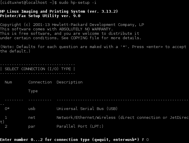 How to install HP Deskjet 1000 on Archlinux