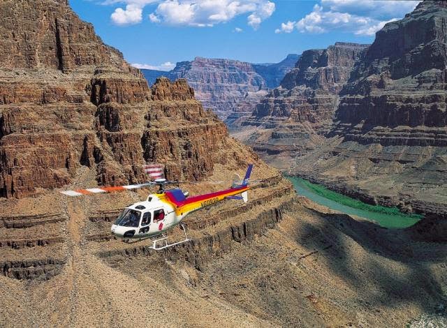 Helicopter tour of  the Grand Canyon