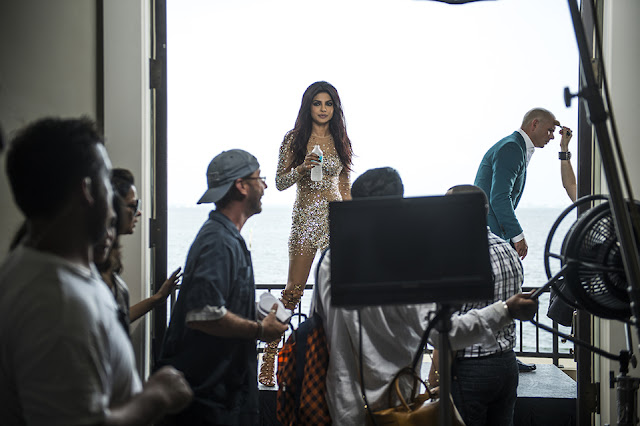 Hot Priyanka Chopra shooting with Pitbull new music video Exotic HD images 