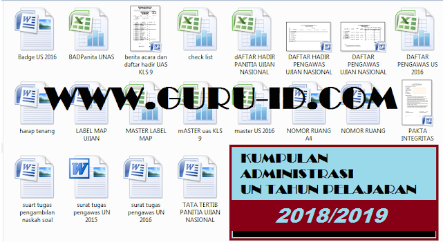 Administrasi Ujian Nasional Unbk Amp Unkp 2018 2019 Info