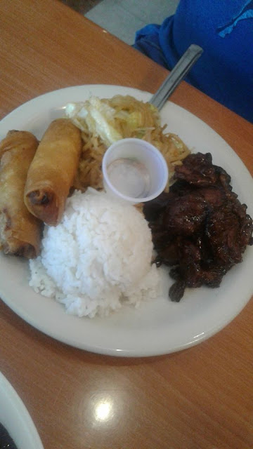 combination plate from Best Lumpia