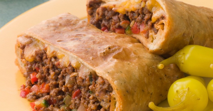 Slow Cooker Beef Chimichangas - The Magical Slow Cooker