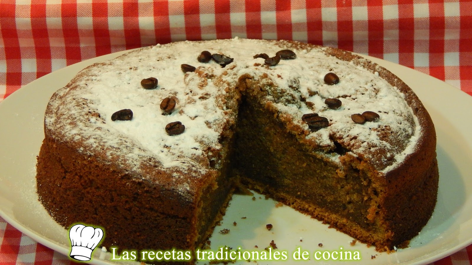 Bizcocho fácil de café Recetas de cocina con sabor tradicional