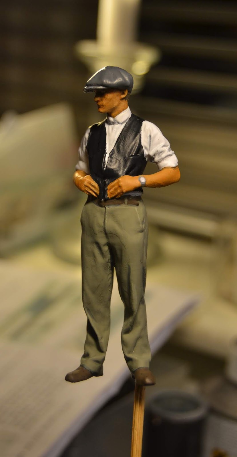 Nystrup Gravel 3d Printed Figure Painted