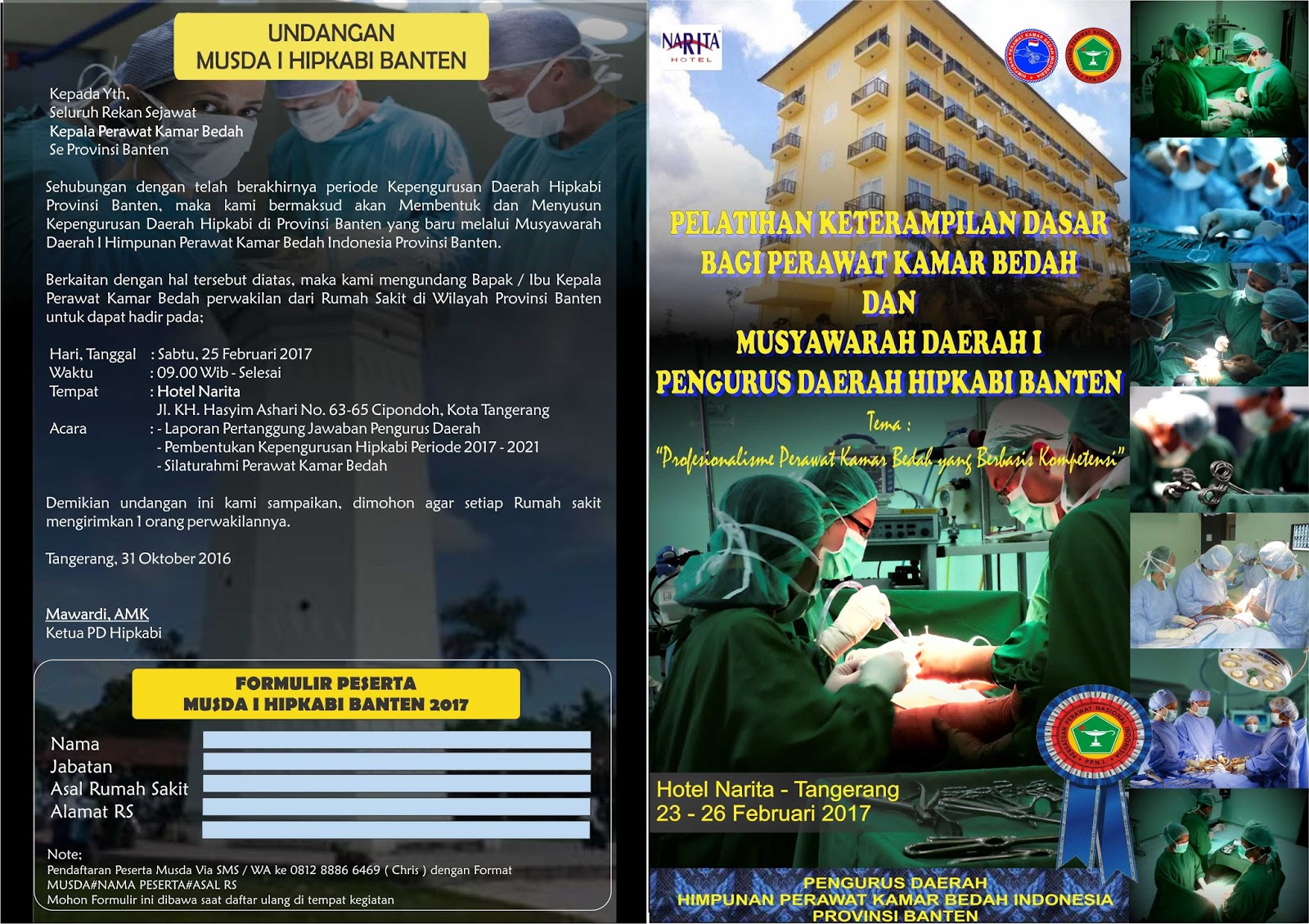 PW HIPKABI BANTEN: Pelatihan Dasar Perawat Kamar Bedah dan ...