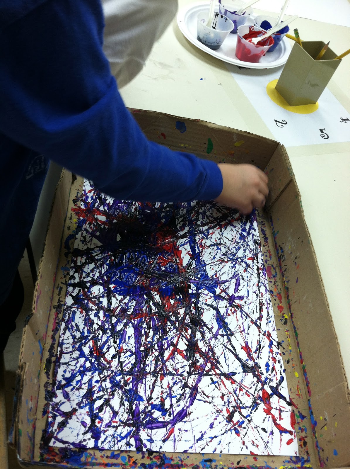 Splats, Scraps and Glue Blobs Jackson Pollock Cats