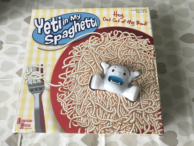 yeti in my spaghetti game in box