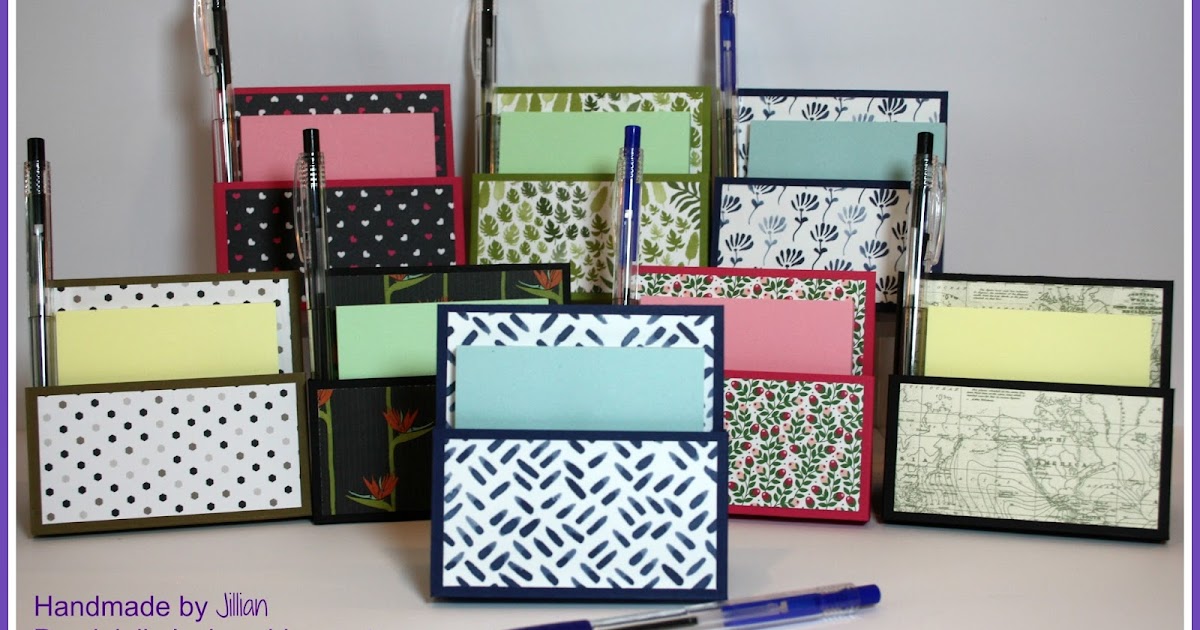 Purple Jelly Designs: Post it note holders