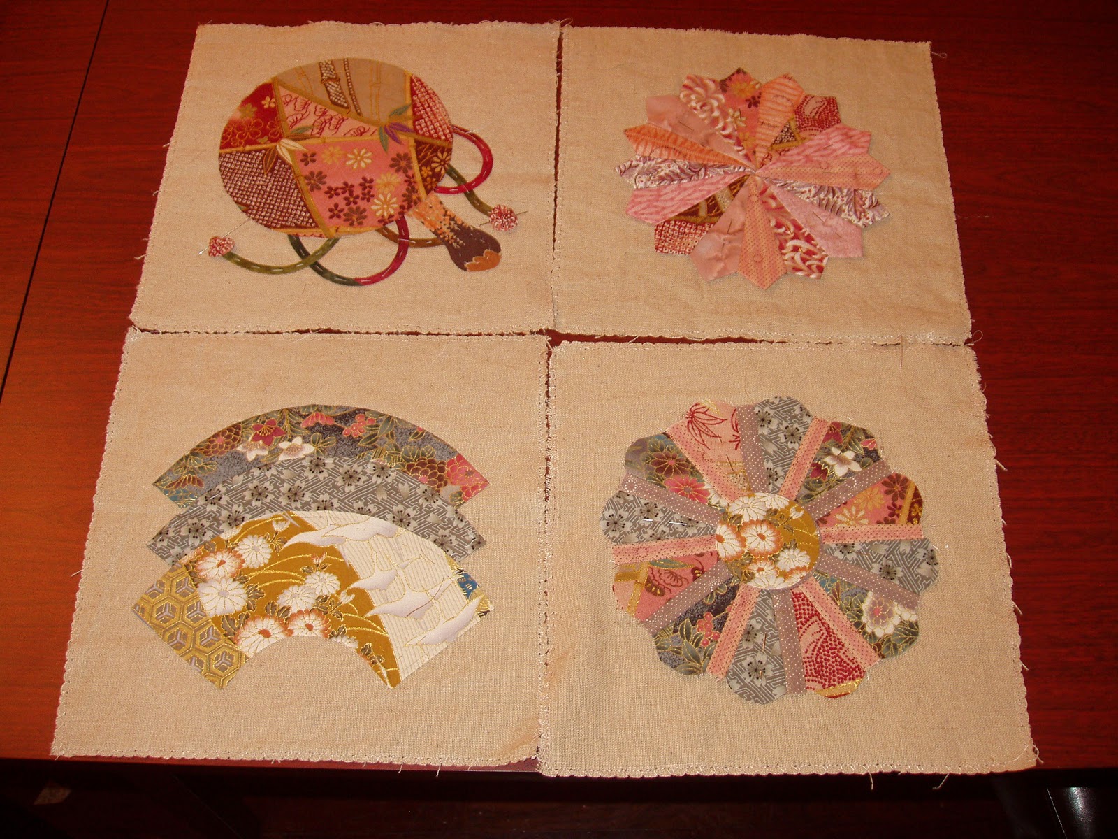 sashiko and other stitching Japanese Quilt Blocks course part 2