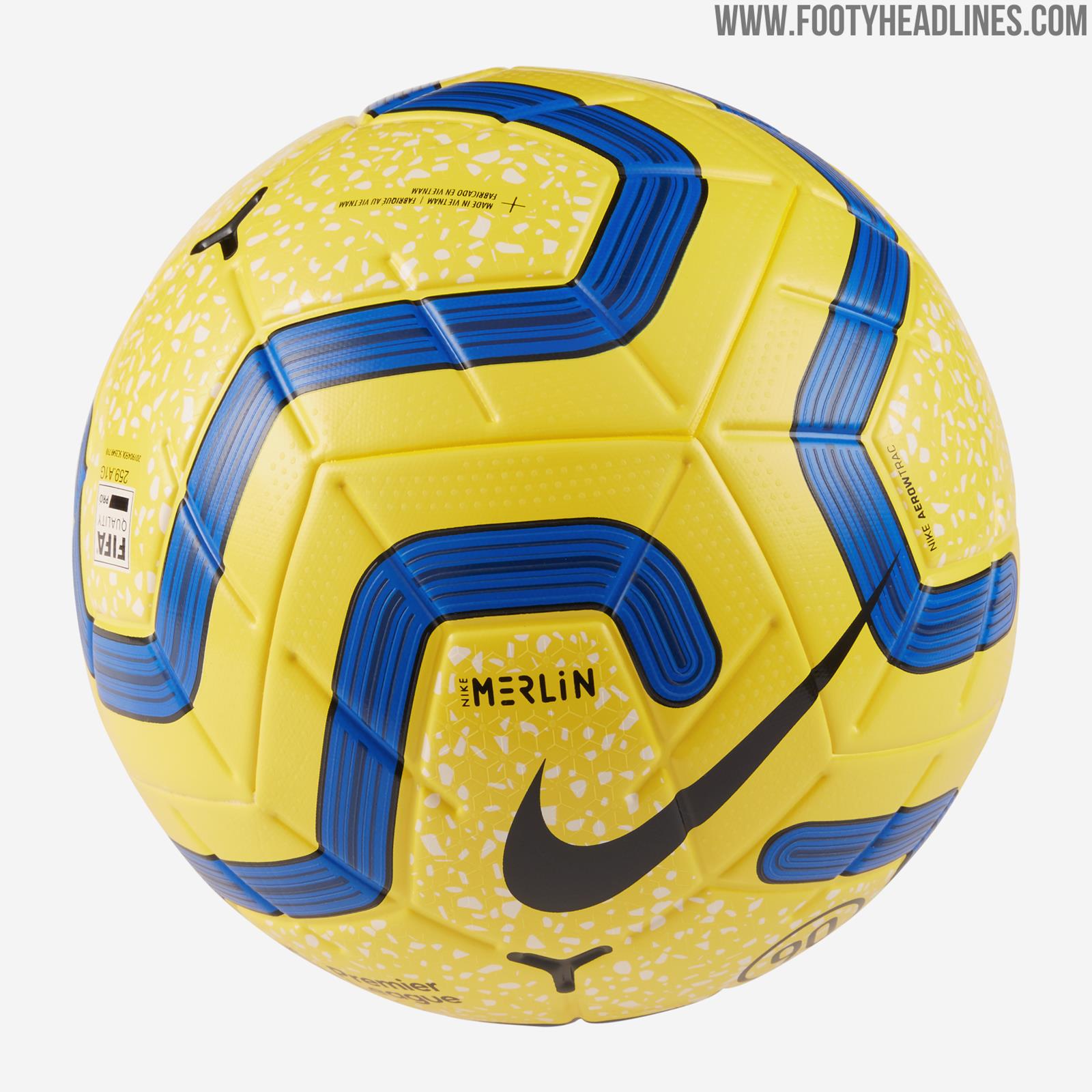 marathon Zielig Atticus Total 90 Logo: Nike Merlin Premier League 19-20 Winter Ball Released -  Footy Headlines