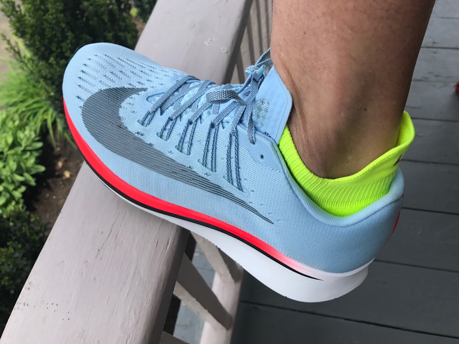 enchufe No pretencioso asistente Road Trail Run: Nike Zoom Fly Flyknit Initial Road Test Review: Zoom Fly  2.5%?