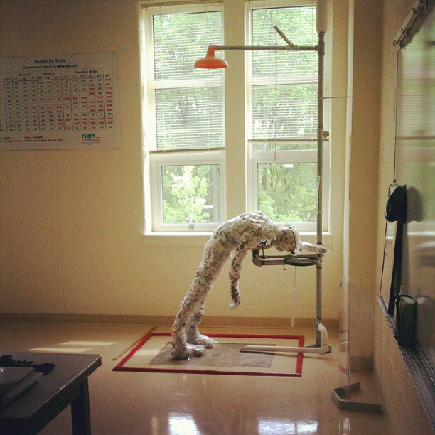 Dream. Pray. Create. Lesson idea Packing Tape People (Sculptures)