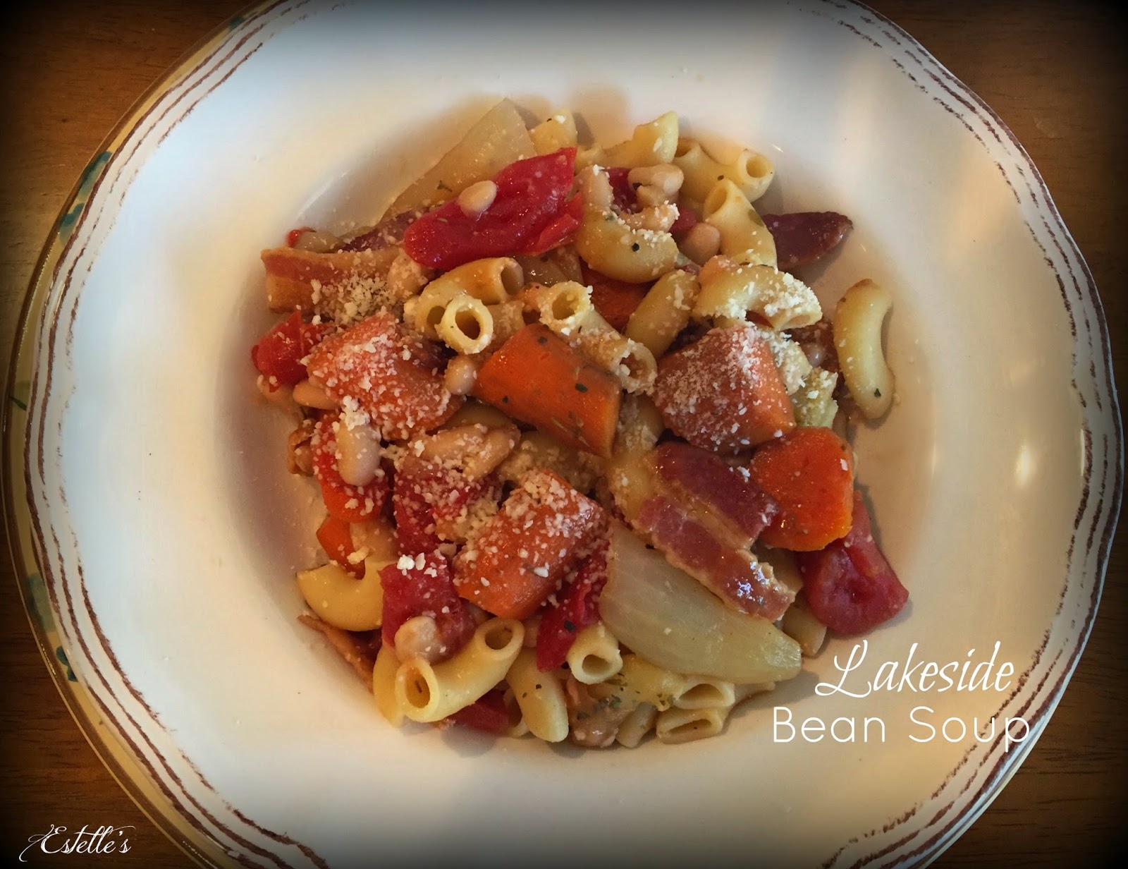Estelle's LAKESIDE BEAN SOUP....GATHERING OUTDOORS!