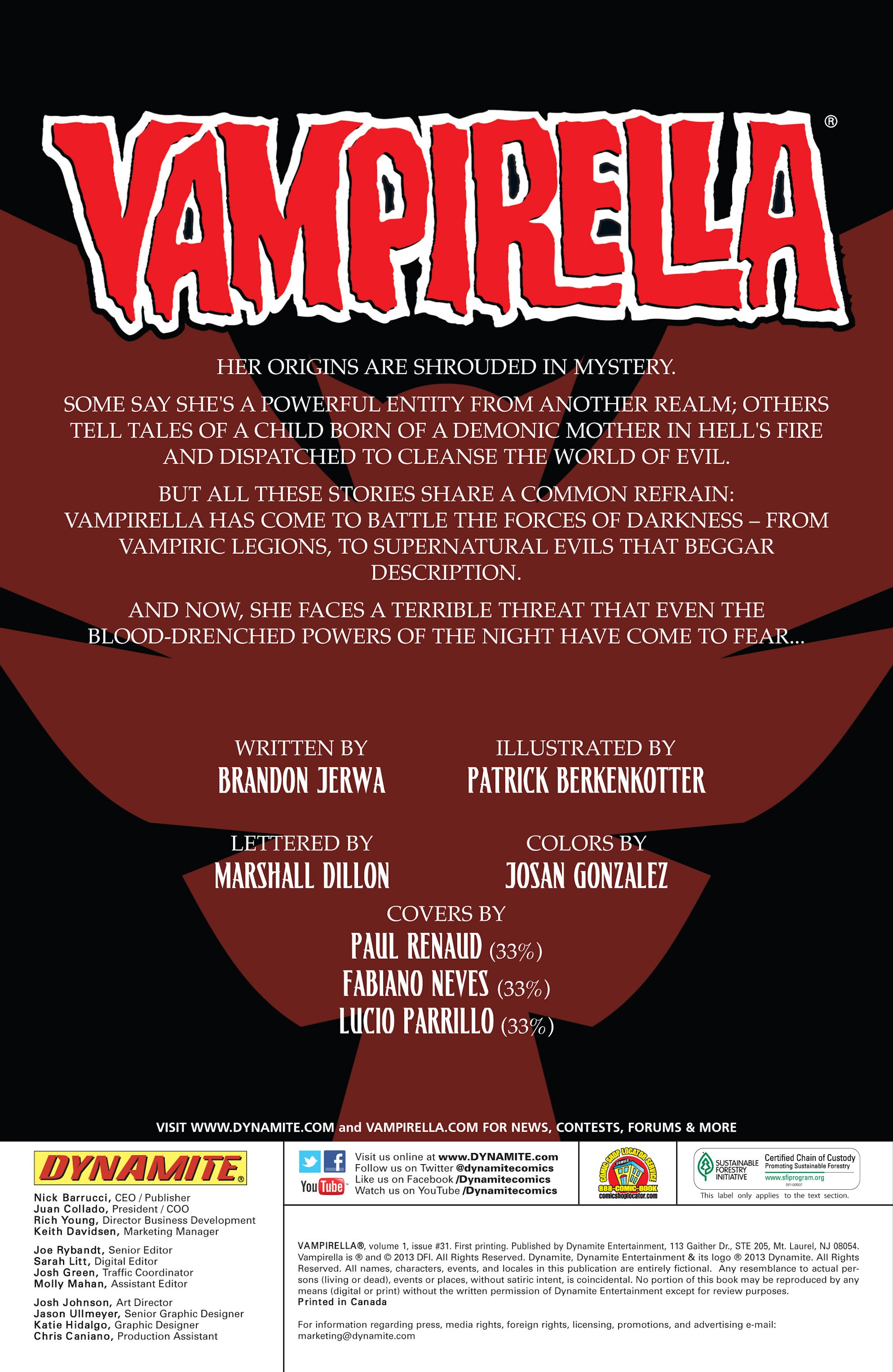 Read online Vampirella (2010) comic -  Issue #31 - 4
