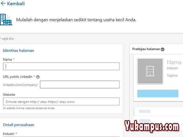 Cara Membuat Halaman Perusahaan Di Linkedin Yukampus