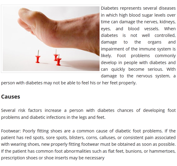 Diabetic Foot Causes, Treatment, Prevention Healthcare Directories