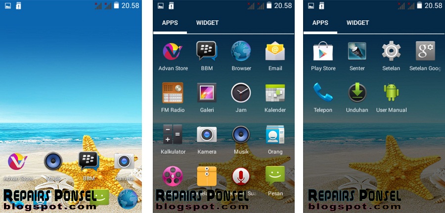 Cara Screenshot Advan S35D - Repairs Ponsel