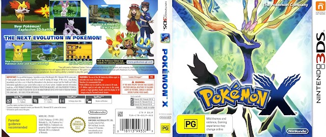 Pokemon X 3DS Rom [Region Free] [Citra Decrypted]