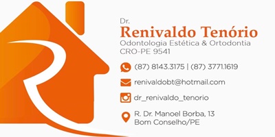CONSULTÓRIO DO DR. RENIVALDO TENÓRIO LIGUE: (87) 9 9965-7139  (87) 9 8143-3175