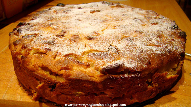 Fig  Honey Apple Polenta Cake  Bustrengo Recipe — Dishmaps