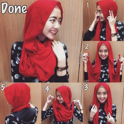 tutorial hijab wisuda segi empat satu warna tutorial hijab wisuda segi empat satu warna