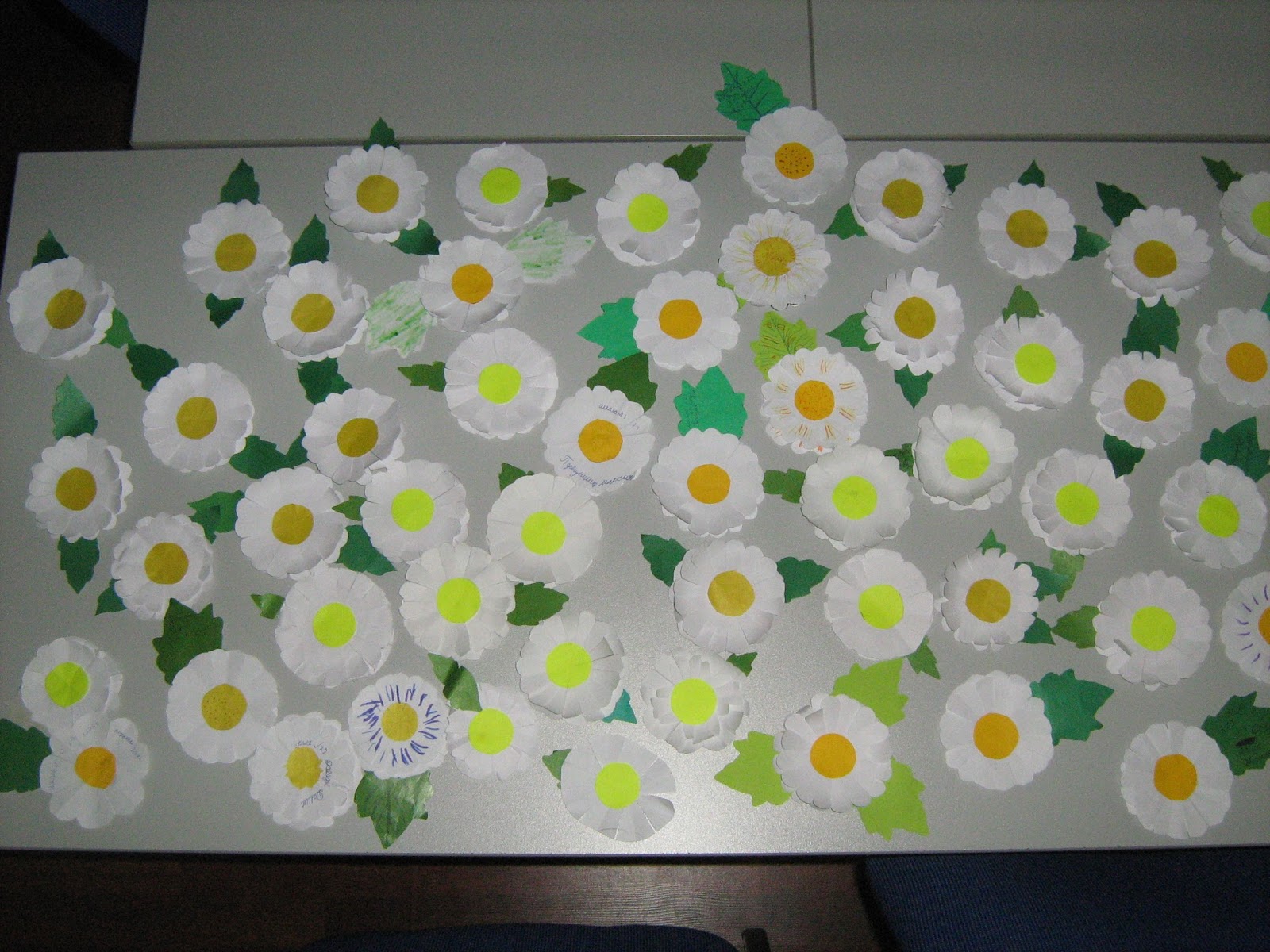 Поделка белый цветок