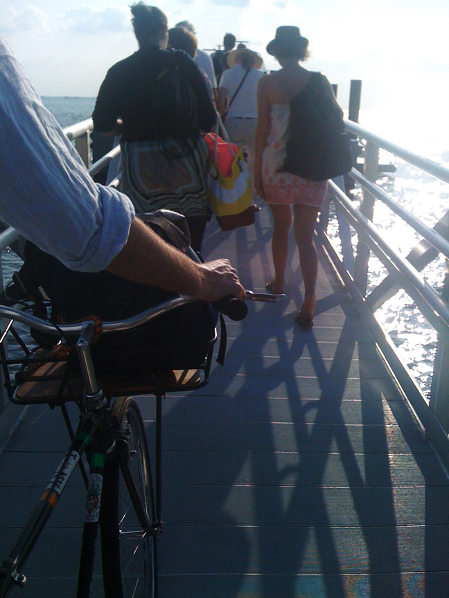 for the love of bikes daytripping Sandy Hook, NJ with a bicycle