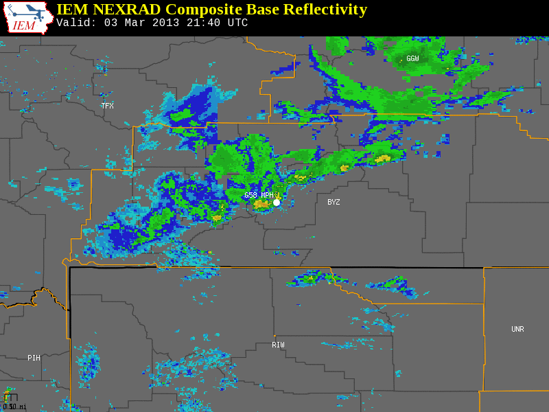 Bow Echo Radar / Nws Jetstream Bow Echoes / A radar echo which is linear but bent outward in a