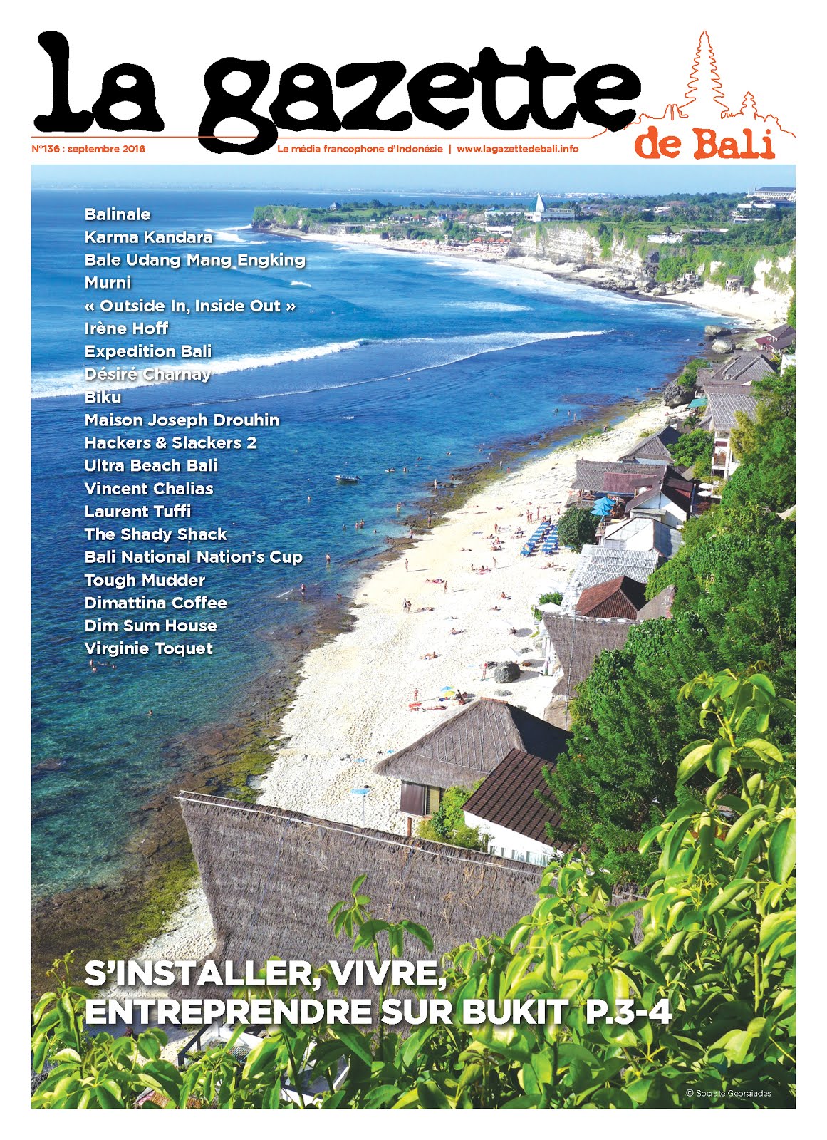 La Gazette de Bali septembre 2016