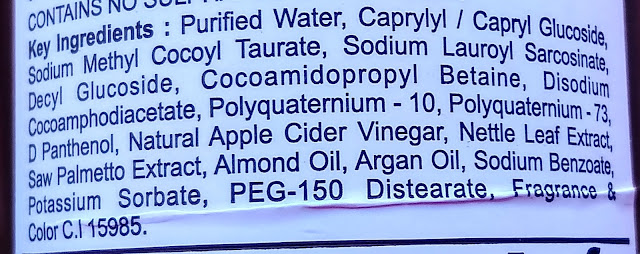 Wow skin science apple cider vinegar shampoo Review
