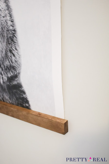 how to make a wall hanging stick to the wall