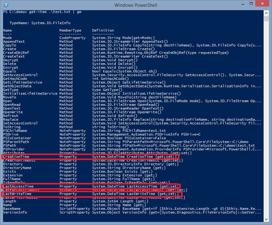 obscuresec: Modifying MAC properties with PowerShell