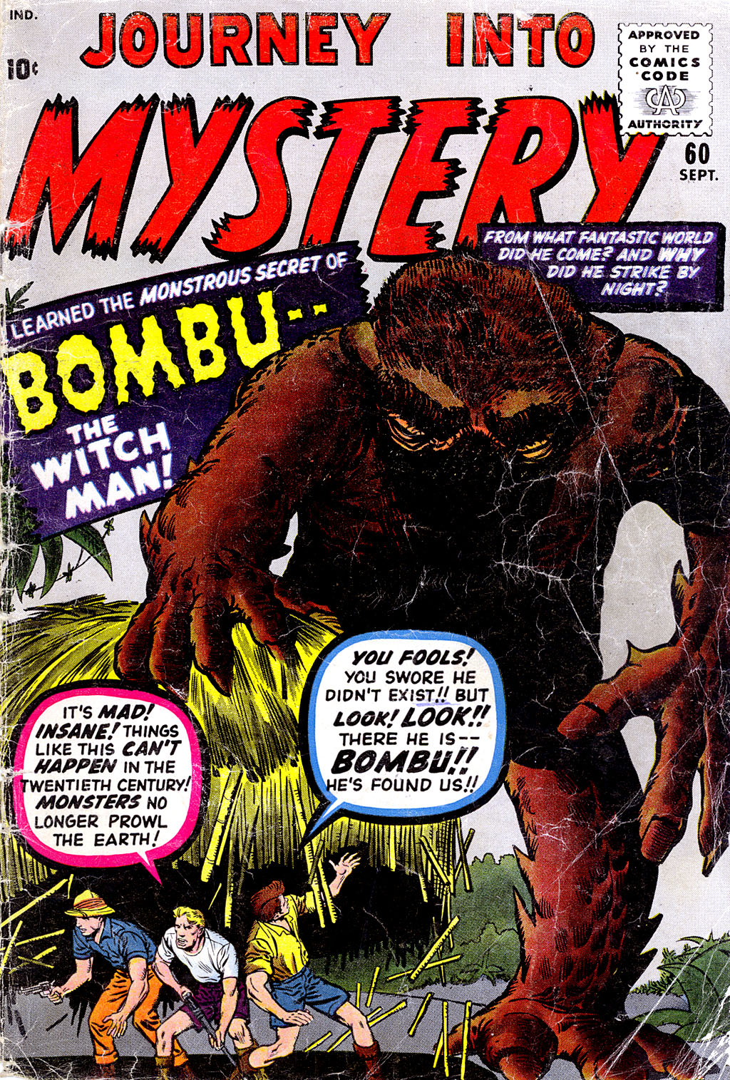 Read online Journey Into Mystery (1952) comic -  Issue #60 - 1