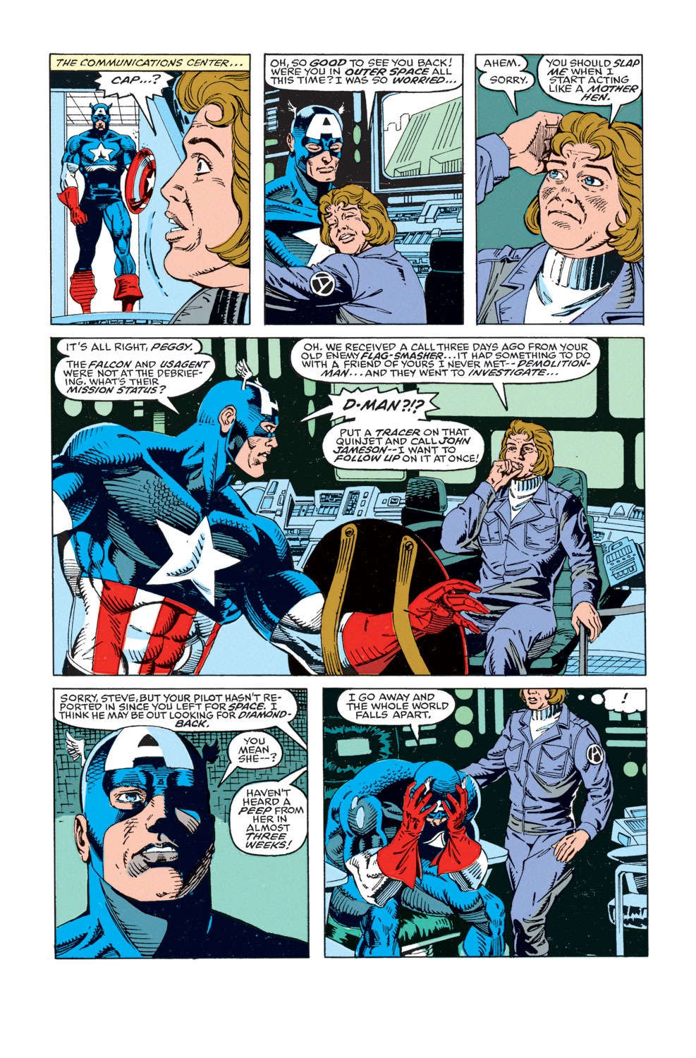 Captain America (1968) Issue #401 #350 - English 6