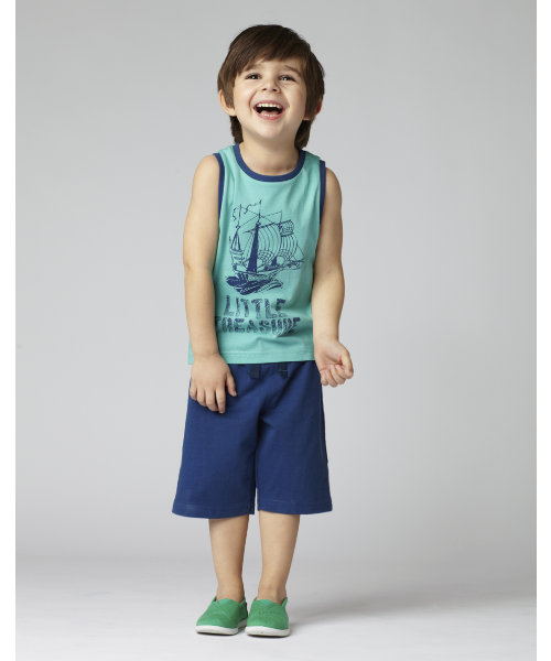 Purple Doughnuts Tank Tops For Little Boys For Summer