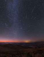 Geminid Meteors over Chile