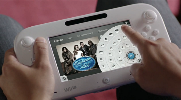 Nintendo TVii UI user interface American Idol wheel