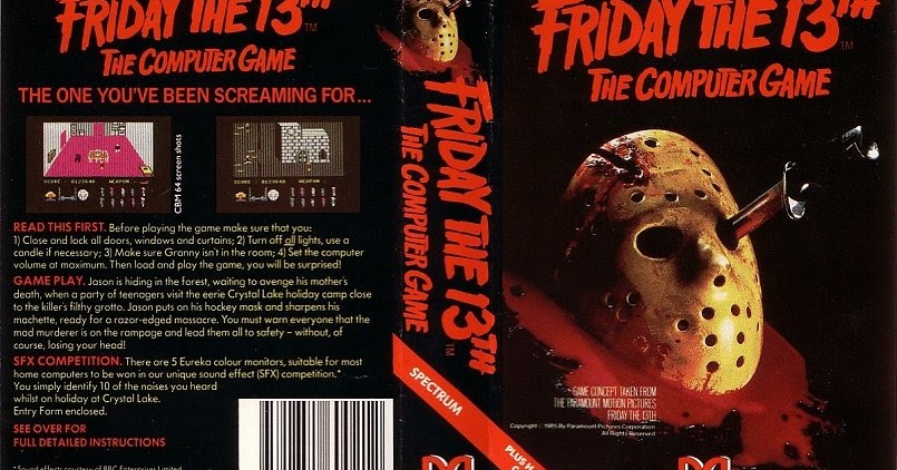 Friday the 13th The Computer Game (1986 Domark) [7027] : Free Download,  Borrow, and Streaming : Internet Archive