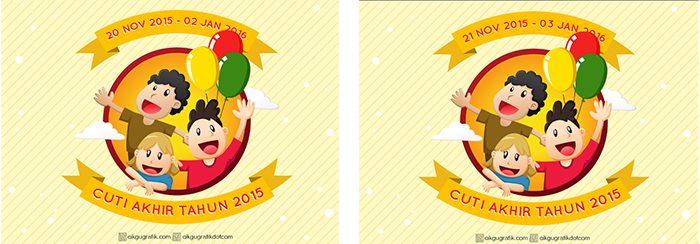 POSTER CUTI SEKOLAH PENGGAL 1 DAN 2 2015