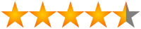 Rating 4,5 stars Rating stars
