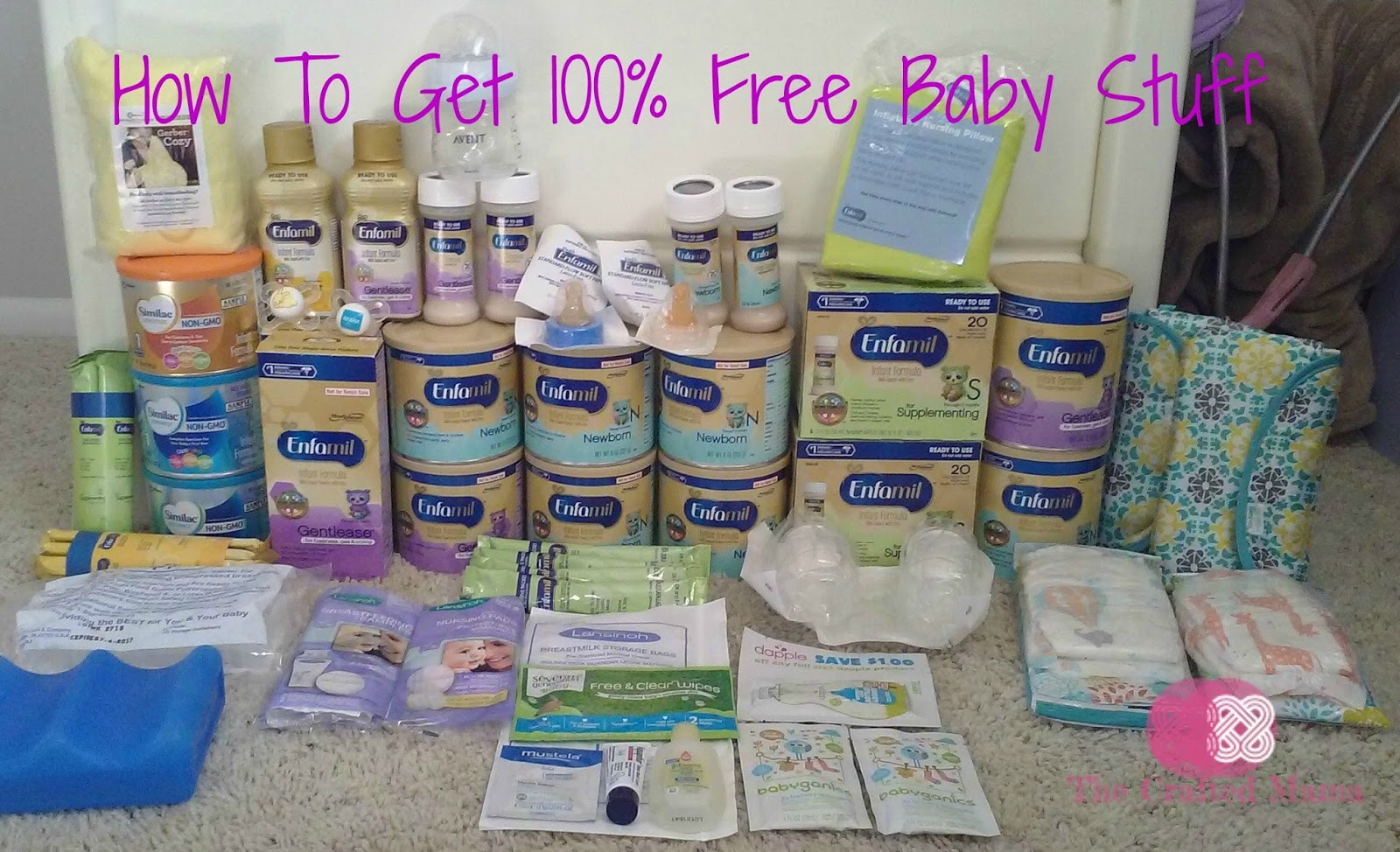 The Crafted Mama How To Get Free Baby Stuff