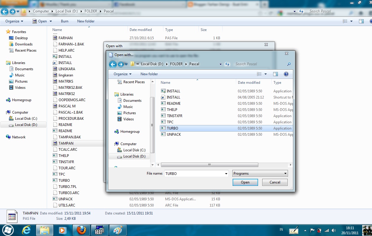 Pas File Cara Membuat File Executable(.Exe) di Pascal ~ JOKS