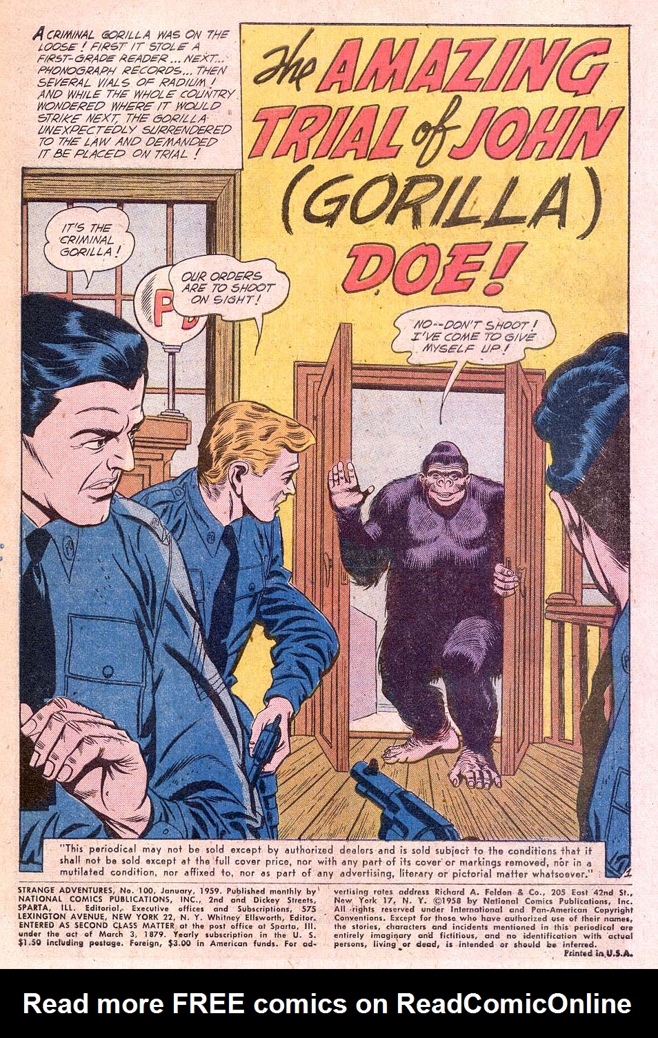 Read online Strange Adventures (1950) comic -  Issue #100 - 3