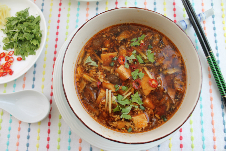 Food Lust People Love: Hot and Sour Chicken Soup #FoodieExtravaganza