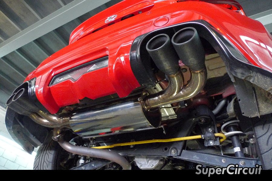 SUPERCIRCUIT Exhaust Pro Shop Toyota 86 Axle Back Exhaust System