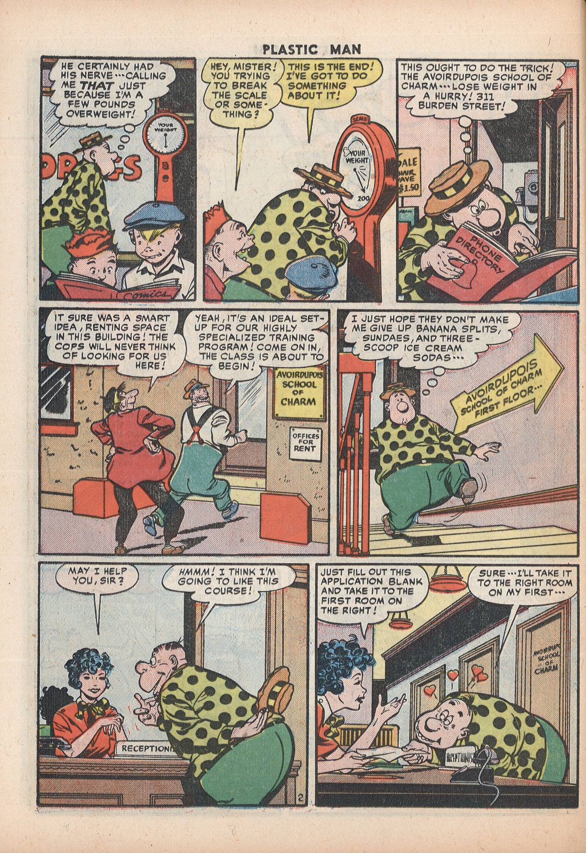 Read online Plastic Man (1943) comic -  Issue #29 - 36